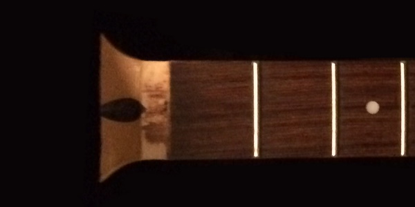 Headstock cut off